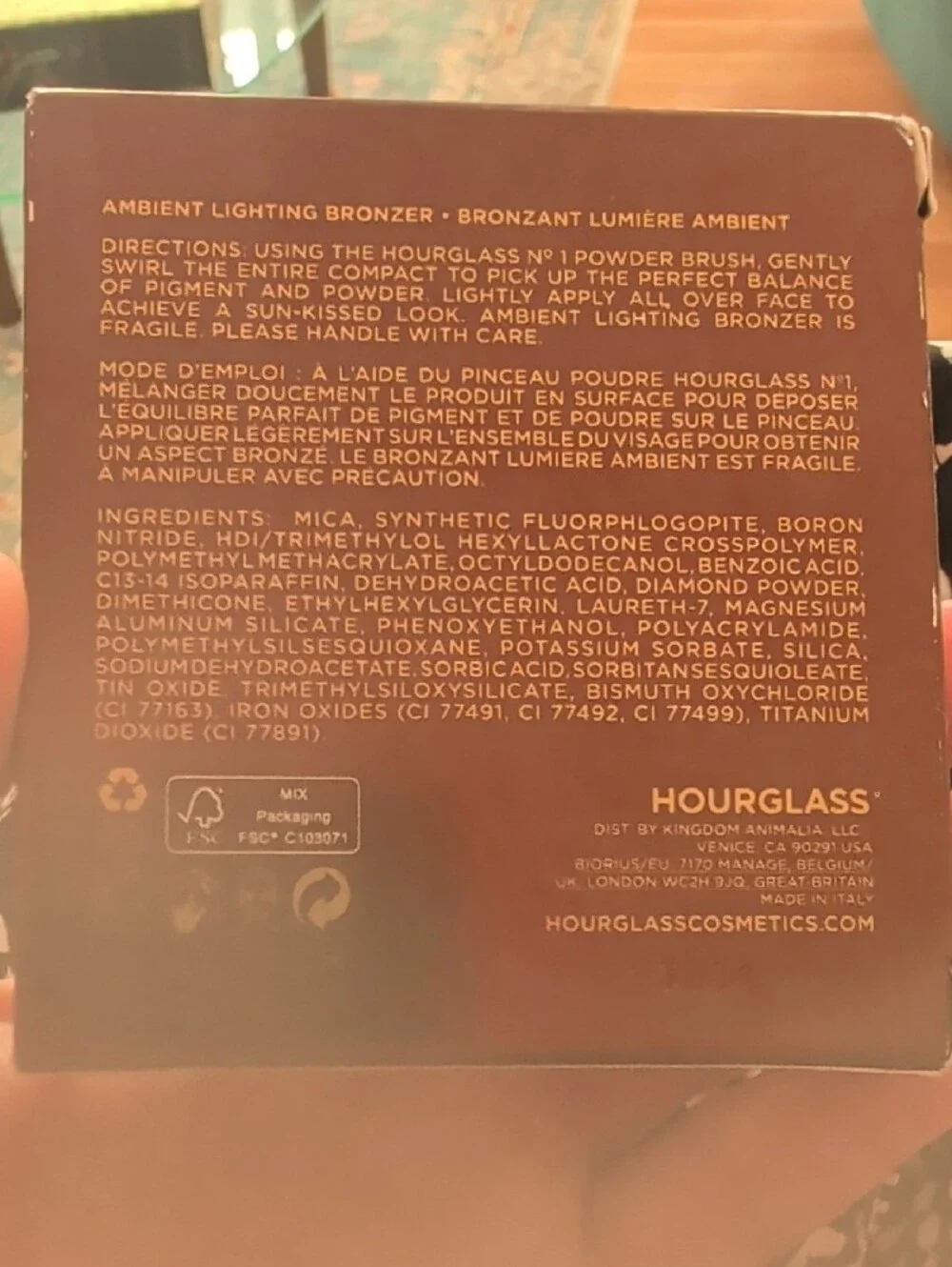 Hourglass Ambient Lighting Bronzer - Rose Gold Case